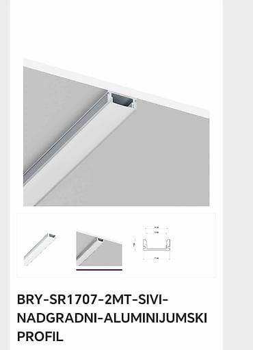 2m lajsne za led trake na lalafo.rs — 8 2m lajsne za led trake — 8