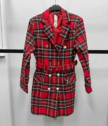 dve suknje po: Karirane haljine 1) Haljina A-line kroja sa pojasom - Klasičan karo at lalafo.rs — 3 dve suknje po: Karirane haljine 1) Haljina A-line kroja sa pojasom - Klasičan karo — 3