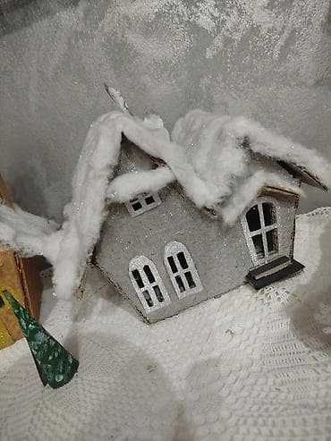 Ručno rađene novogodišnje kućice i kamini unikatna dekoracija 🎁 na lalafo.rs — 5 Ručno rađene novogodišnje kućice i kamini unikatna dekoracija 🎁 — 5