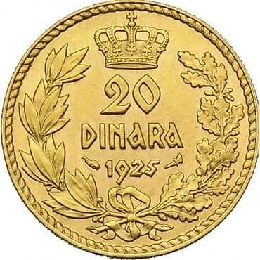 02. 20 Dinara 1925 Zlatnik (Kopija)
Cena:1800din na lalafo.rs — 6 02. 20 Dinara 1925 Zlatnik (Kopija)
Cena:1800din — 6