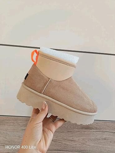 Ženske zimske čizme – bež - Model: kratke čizme sa platformom - Boja at lalafo.rs — 1 Ženske zimske čizme – bež - Model: kratke čizme sa platformom - Boja — 1