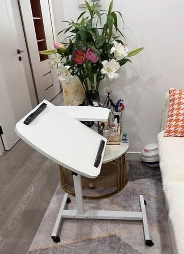 Podesivi pokretni stočić za laptop/tablet sa dvostrukom pločom - na lalafo.rs — 6 Podesivi pokretni stočić za laptop/tablet sa dvostrukom pločom - — 6