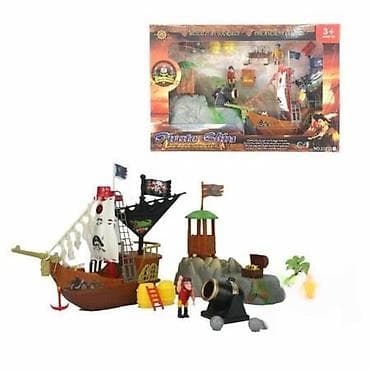 Toys: Plišani set za igru – Piratski brod sa ostrvom i dodacima Komplet at lalafo.rs — 1 Toys: Plišani set za igru – Piratski brod sa ostrvom i dodacima Komplet — 1