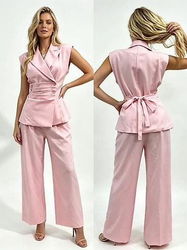 Ženski komplet bez rukava – sako + pantalone, model 87079 - Elegantni na lalafo.rs Ženski komplet bez rukava – sako + pantalone, model 87079 - Elegantni