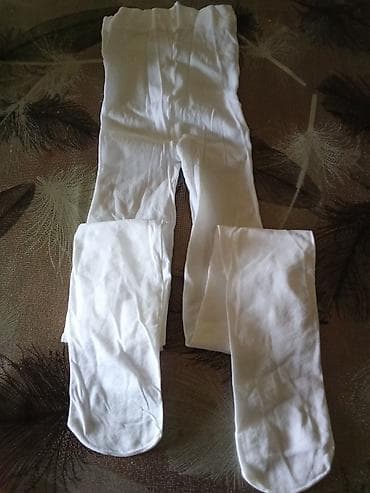 Bele ženske hulahopke / guste čarape - Boja: čista bela - Model na lalafo.rs — 1 Bele ženske hulahopke / guste čarape - Boja: čista bela - Model — 1