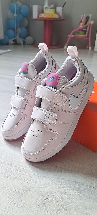 Kids' Footwear: Dečije patike Nike – roze/bele - Model sa dvostrukim čičak-trakama za at lalafo.rs — 1 Kids' Footwear: Dečije patike Nike – roze/bele - Model sa dvostrukim čičak-trakama za — 1