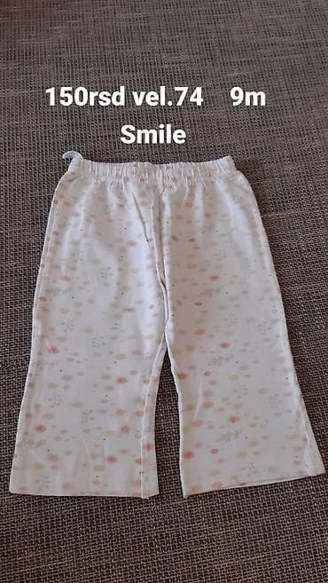 Dečije pantalone Smile - Veličina: 74 (oko 9 meseci) - Brend: Smile na lalafo.rs — 1 Dečije pantalone Smile - Veličina: 74 (oko 9 meseci) - Brend: Smile — 1