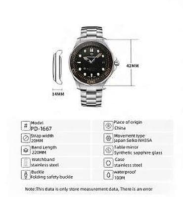 Pagani Design PD-1667 - Omega Seamaster Diver 300M Homage Potpuno nov na lalafo.rs — 9 Pagani Design PD-1667 - Omega Seamaster Diver 300M Homage Potpuno nov — 9
