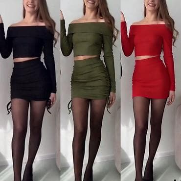 💫 ženski komplet – top i mini suknja
✅1750 din na lalafo.rs 💫 ženski komplet – top i mini suknja
✅1750 din