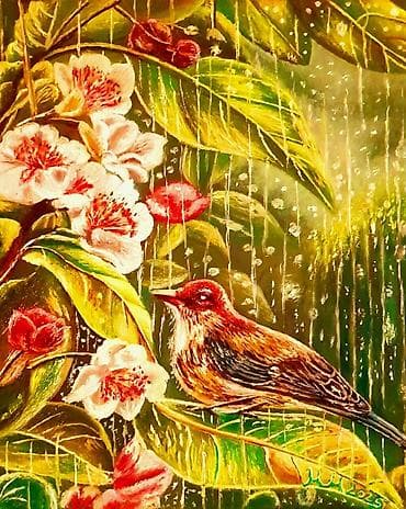 Originalne slike – ulje na platnu - Motiv 1: Dva delfina izranjaju iz at lalafo.rs — 4 Originalne slike – ulje na platnu - Motiv 1: Dva delfina izranjaju iz — 4