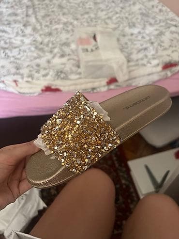 Papuče 37, bоја - Zlatna na lalafo.rs — 4 Papuče 37, bоја - Zlatna — 4