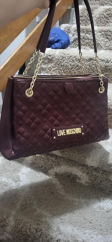 Love Moschino tašna – bordo - Model: ženska torba sa štepom na lalafo.rs — 4 Love Moschino tašna – bordo - Model: ženska torba sa štepom — 4