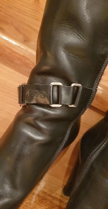 PINKO original kožne čizme, broj 37. Atraktivne, imaju kaiš oko na lalafo.rs — 10 PINKO original kožne čizme, broj 37. Atraktivne, imaju kaiš oko — 10
