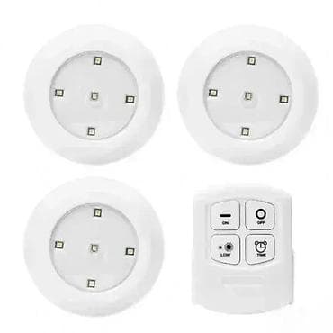 LED lampe sa daljinskim upravljačem (set od 3 kom) Dobro došli u na lalafo.rs — 3 LED lampe sa daljinskim upravljačem (set od 3 kom) Dobro došli u — 3