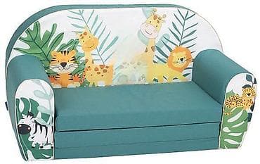 Dečija sofa na rasklapanje – džungla motiv - Udobna mala sofa na lalafo.rs Dečija sofa na rasklapanje – džungla motiv - Udobna mala sofa
