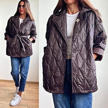 🔥Ženska prošivena jakna na akciji – kratki model sa pojasom na lalafo.rs — 2 🔥Ženska prošivena jakna na akciji – kratki model sa pojasom — 2