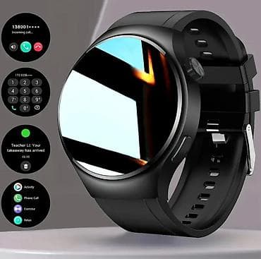 Pametni sat – okrugli ekran, crna kućišta i silikonska narukvica, sa na lalafo.rs Pametni sat – okrugli ekran, crna kućišta i silikonska narukvica, sa