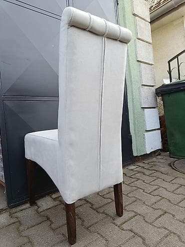 Furniture: Tapacirana trpezarijska stolica sa visokim naslonom - Dizajn at lalafo.rs — 2 Furniture: Tapacirana trpezarijska stolica sa visokim naslonom - Dizajn — 2