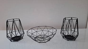 JYSK Dva Svećnjaka NORDIC Ø16xV19cm crna + Sinsay ukrasna činija crna na lalafo.rs — 3 JYSK Dva Svećnjaka NORDIC Ø16xV19cm crna + Sinsay ukrasna činija crna — 3