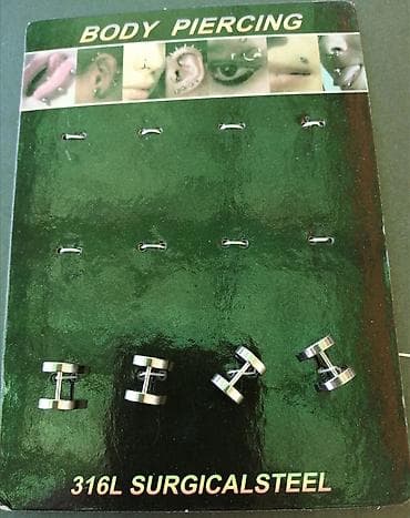 Jewellery: Pirsing kruzici. Novo. Sa etiketom. Komad 100din at lalafo.rs — 2 Jewellery: Pirsing kruzici. Novo. Sa etiketom. Komad 100din — 2