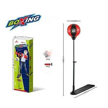 Dečije sportske igračke: Dečiji boks set sa punch loptom na stalku - Samostojeća punch lopta na lalafo.rs — 1 Dečije sportske igračke: Dečiji boks set sa punch loptom na stalku - Samostojeća punch lopta — 1