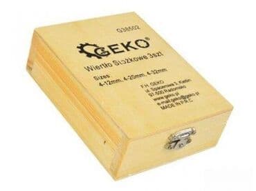 Setovi ručnog alata: Set stepenastih burgija za metal – HSS, 3 kom, 4-32 mm GEKO, Poljska na lalafo.rs Setovi ručnog alata: Set stepenastih burgija za metal – HSS, 3 kom, 4-32 mm GEKO, Poljska
