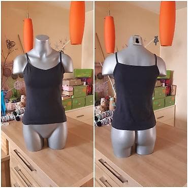 Cipria ženska majica na bretele - Model: jednostavna crna na lalafo.rs — 4 Cipria ženska majica na bretele - Model: jednostavna crna — 4