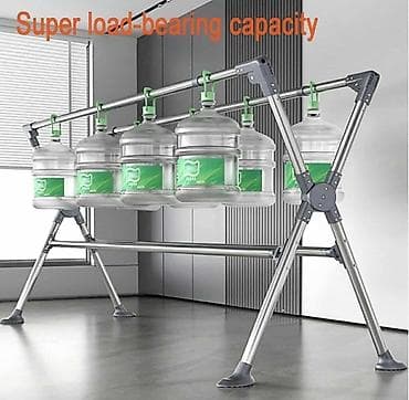 Stalak za sušenje veša sa teleskopskim šipkama. Stalak je dugačak 200 na lalafo.rs — 3 Stalak za sušenje veša sa teleskopskim šipkama. Stalak je dugačak 200 — 3