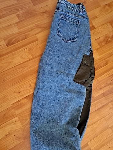 pantalone butiku ali: Zenske farmerke, sa maslinasto zelenim detaljima.Siroke na uckur, sa na lalafo.rs — 2 pantalone butiku ali: Zenske farmerke, sa maslinasto zelenim detaljima.Siroke na uckur, sa — 2