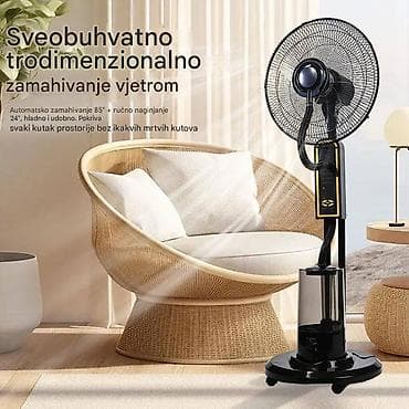 Stubni ventilatori: Električni ventilator sa ovlaživačem i atomizacijom - 2-u-1: snažan na lalafo.rs — 2 Stubni ventilatori: Električni ventilator sa ovlaživačem i atomizacijom - 2-u-1: snažan — 2