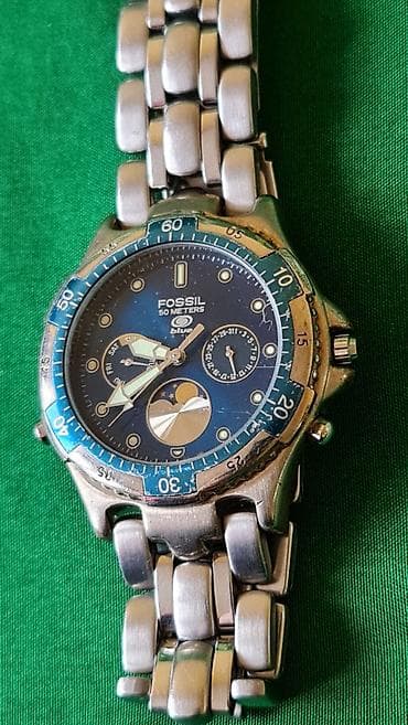 Fossil “Blue” muški ručni sat – analogni, čelični - Marka/model na lalafo.rs — 6 Fossil “Blue” muški ručni sat – analogni, čelični - Marka/model — 6