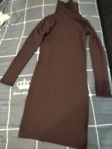 Ženske haljine – rol kragna, dugi rukavi, uski kroj do iznad kolena na lalafo.rs — 1 Ženske haljine – rol kragna, dugi rukavi, uski kroj do iznad kolena — 1