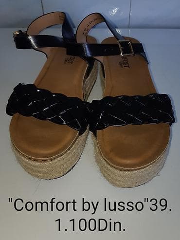 Patike: Sandale “Comfort by Lusso” – broj 39 - Crne ženske platforme sa na lalafo.rs — 3 Patike: Sandale “Comfort by Lusso” – broj 39 - Crne ženske platforme sa — 3