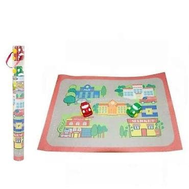 Dečiji set za igru – podloga sa gradom i 2 autića - Podloga za igru na lalafo.rs Dečiji set za igru – podloga sa gradom i 2 autića - Podloga za igru
