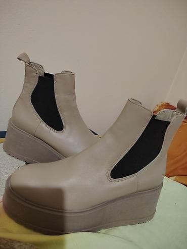 Ženske čizme na platformu – bež/tape Nove Chelsea čizme Shoes Factory na lalafo.rs — 3 Ženske čizme na platformu – bež/tape Nove Chelsea čizme Shoes Factory — 3