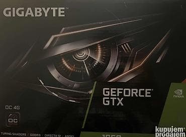 GIGABYTE GeForce GTX 1650 OC 4G grafička kartica. Dobro ocuvana imam na lalafo.rs GIGABYTE GeForce GTX 1650 OC 4G grafička kartica. Dobro ocuvana imam