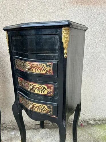 Antique Dressers: Stare stilske Boulle komode / noćni ormarići Stare Boulle komode / at lalafo.rs — 11 Antique Dressers: Stare stilske Boulle komode / noćni ormarići Stare Boulle komode / — 11