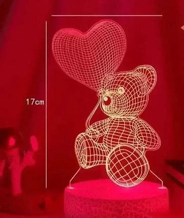 3D Lampe - Meda, Srce, Ptica - Romantične Ambijentalne Lampe Savršen na lalafo.rs — 1 3D Lampe - Meda, Srce, Ptica - Romantične Ambijentalne Lampe Savršen — 1
