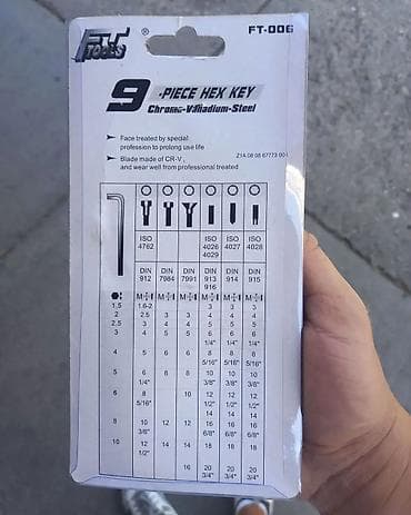 🔧 Inbus Set od 9 Ključeva Ovaj set od 9 inbus ključeva je savršen na lalafo.rs — 1 🔧 Inbus Set od 9 Ključeva Ovaj set od 9 inbus ključeva je savršen — 1