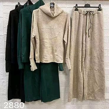 Ženski pleteni komplet – džemper i pantalone - Dvodomni komplet od na lalafo.rs — 5 Ženski pleteni komplet – džemper i pantalone - Dvodomni komplet od — 5