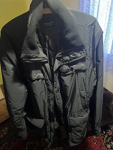 Muška jakna marke Berleys Collection u tamno sivoj ili crnoj boji na lalafo.rs — 1 Muška jakna marke Berleys Collection u tamno sivoj ili crnoj boji — 1