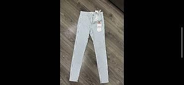 pantalone butiku ali: Stradivarius nove skinny pantalone, sa etiketom, pamuk, na pugice na lalafo.rs — 1 pantalone butiku ali: Stradivarius nove skinny pantalone, sa etiketom, pamuk, na pugice — 1