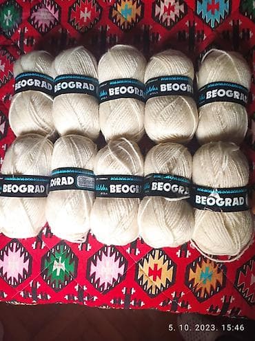 Sewing materials: Vunica za pletenje ili ručni rad. Sirovinski sastav 45%vuna moher i at lalafo.rs — 3 Sewing materials: Vunica za pletenje ili ručni rad. Sirovinski sastav 45%vuna moher i — 3