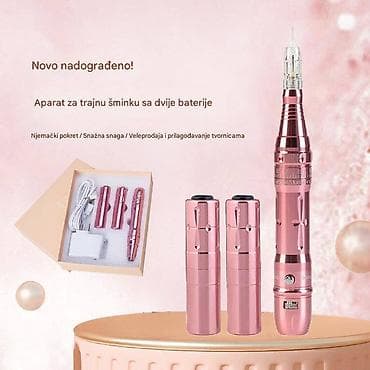 Aparat za trajnu šminku – nadograđena verzija sa dvije baterije na lalafo.rs — 1 Aparat za trajnu šminku – nadograđena verzija sa dvije baterije — 1