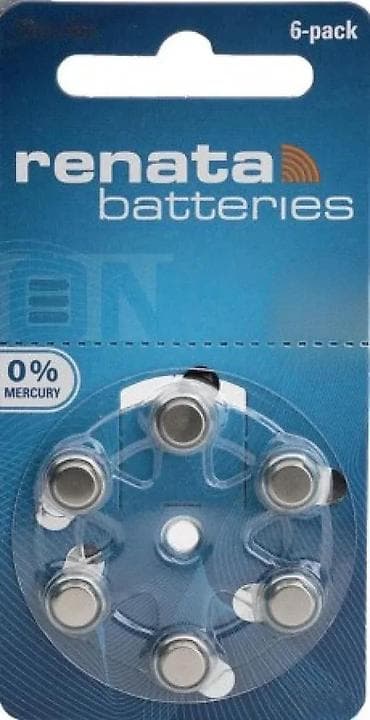 kom sa etiketom: Renata baterije za slušne aparate – pakovanje 6 kom - Proizvođač at lalafo.rs — 1 kom sa etiketom: Renata baterije za slušne aparate – pakovanje 6 kom - Proizvođač — 1
