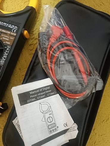 Digitalne strujne klešta/multimetar DT-266 Opis: - Digitalni clamp na lalafo.rs — 7 Digitalne strujne klešta/multimetar DT-266 Opis: - Digitalni clamp — 7