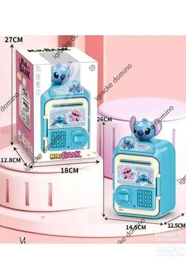 Stitch sef za mališane Preslatka kasica u obliku sefa sa likom na lalafo.rs Stitch sef za mališane Preslatka kasica u obliku sefa sa likom