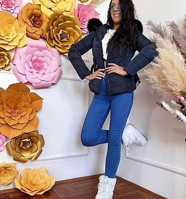 Ženska zimska jakna sa kapuljačom i krznom - Boja: tamno siva/ crna - na lalafo.rs — 3 Ženska zimska jakna sa kapuljačom i krznom - Boja: tamno siva/ crna - — 3