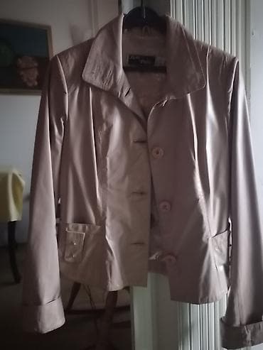 Ženska kraća jakna/blejzer od prave kože u bež/svetlosmeđoj nijansi na lalafo.rs — 7 Ženska kraća jakna/blejzer od prave kože u bež/svetlosmeđoj nijansi — 7