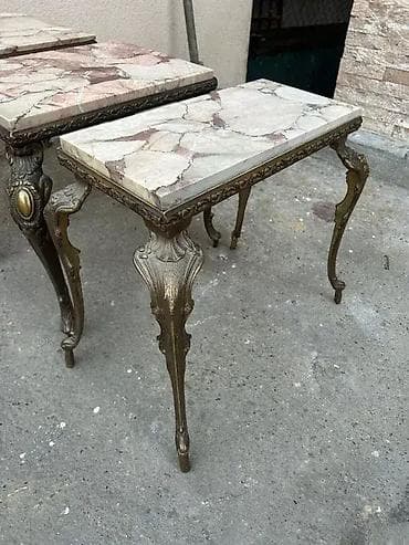 Stilski mesingani stočići sa mermerom Stilski mesingani stočići sa na lalafo.rs Stilski mesingani stočići sa mermerom Stilski mesingani stočići sa